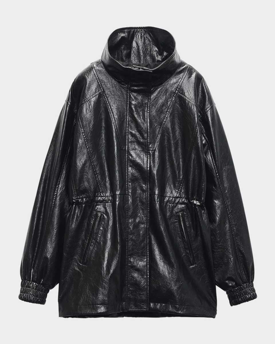 Monica Faux Leather Jacket